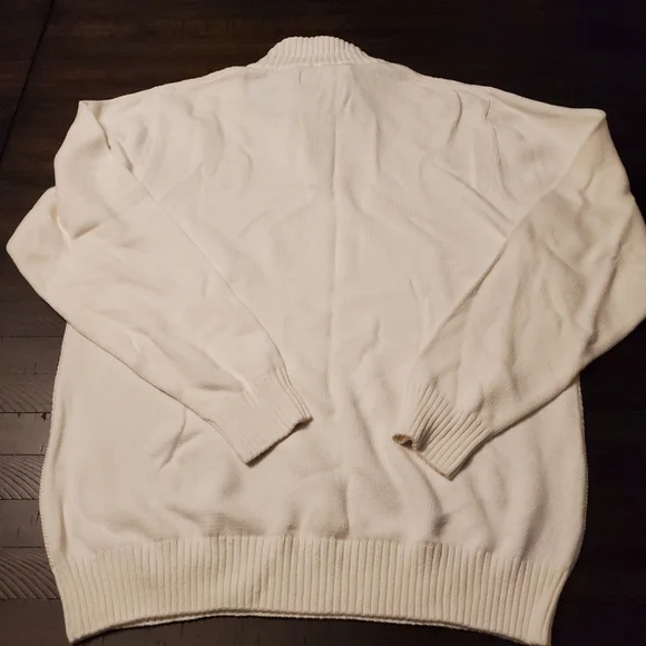 US Polo Assn Cotton Quarter Zip Pullover Sweater - Picture 3 of 5